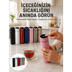 Yüksek Isı Korumasına Sahip Taşınabilir Çelik Termos Yeni Nesil
