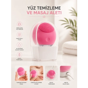 Yüz Temizleme Ve Masaj Aleti Tüm Cilt Tipleri İçin Uygun, Kan Dolaşımını Artıran