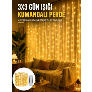 Zaman Ayarlı 8 Modlu Günışığı Perde Led Işık Usb Çalışma Yeni Nesil