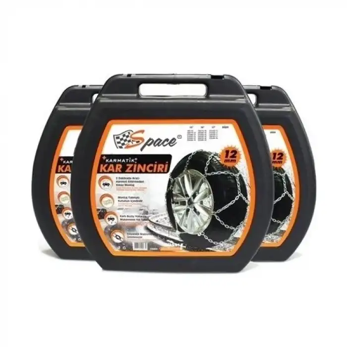 235X35XR19 Lastik Uyumlu Kar Zinciri-Ultra Dayanıklı Demir