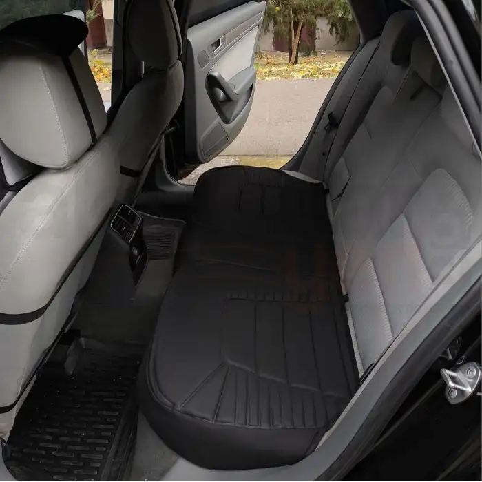 3lü Siyah Oto Koltuk Minderi Set-Ergonomik Lüks Koltuk Minderi-Ön 2 Koltuk ve Arka Oturak