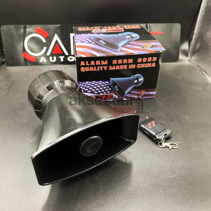 4 Sesli Uzaktan Kumandalı Megafon Siren - Polis Sireni