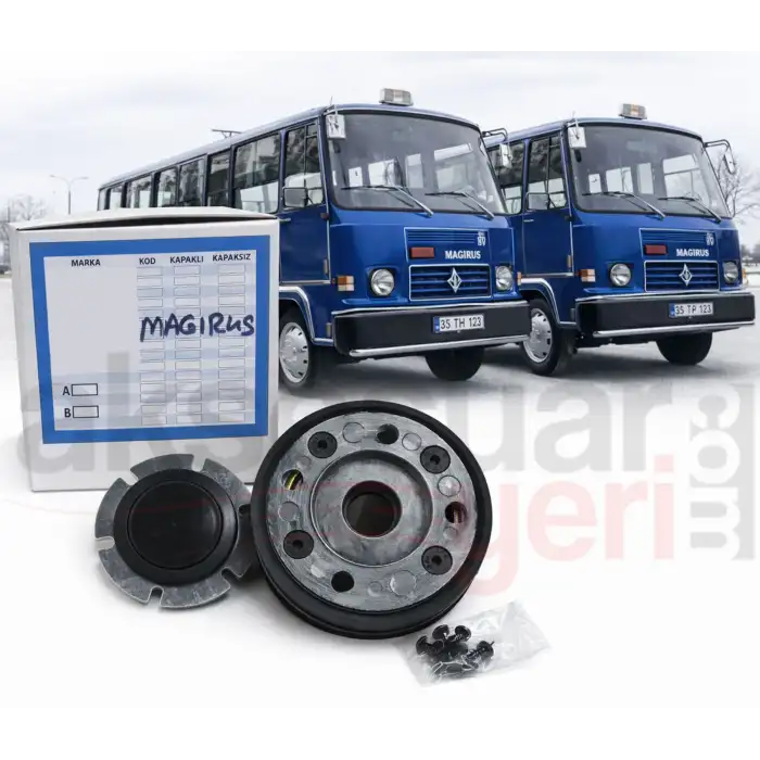 Magirus Dolmuş Uyumlu Spor Direksiyon Göbeği Momo Tip