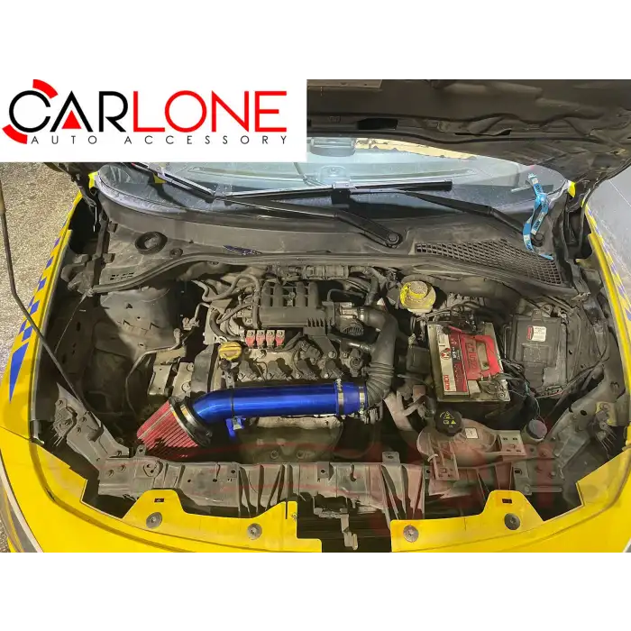 Fiat Egea 1.4 Benzinli Krom Borulu Spor Açık Hava Filtre Seti -Boru Çapı 7,6cm-Uzunluk 23cm