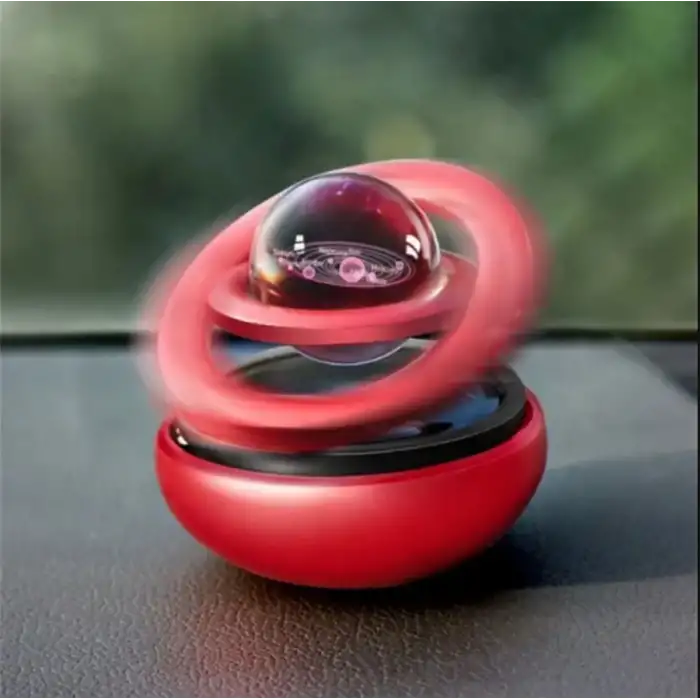 Güneş Enerjisi İle Çalışan Galaksi Temalı Oto Koku-Kırmızı Renk