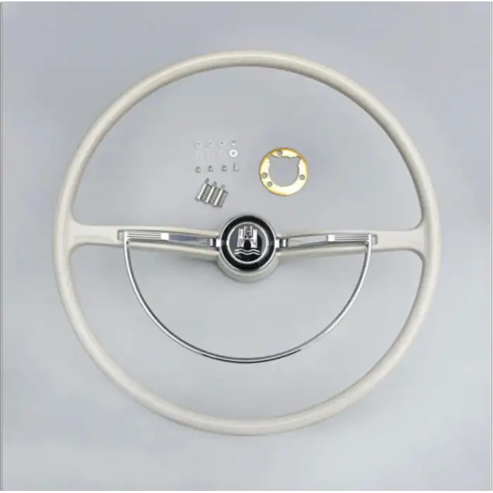 Kemik Direksiyon Klasik Model Koyu Beyaz Renk İthal Retro Nostaljik Direksiyon