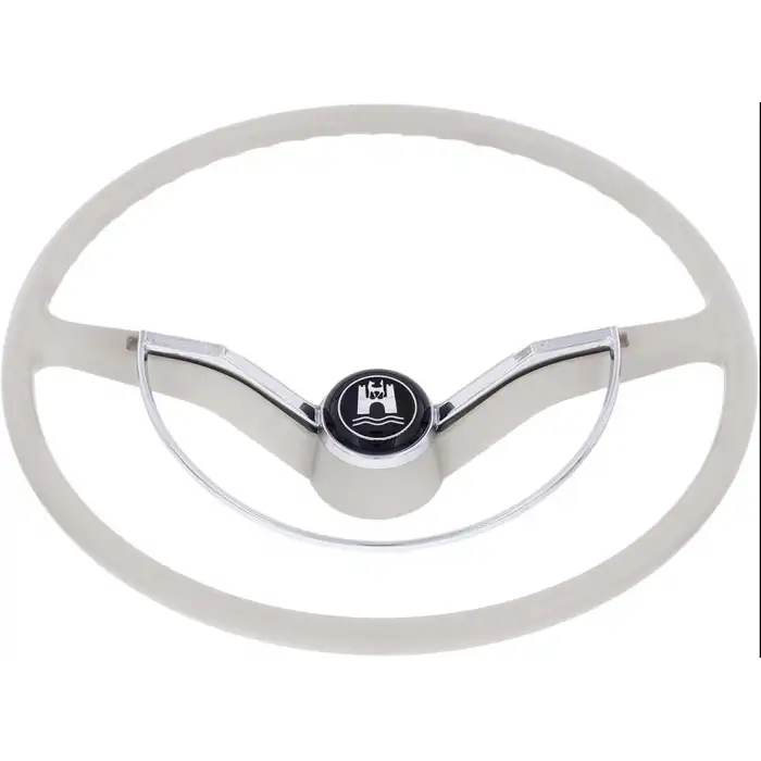 Kemik Direksiyon Klasik Model Koyu Beyaz Renk İthal Retro Nostaljik Direksiyon