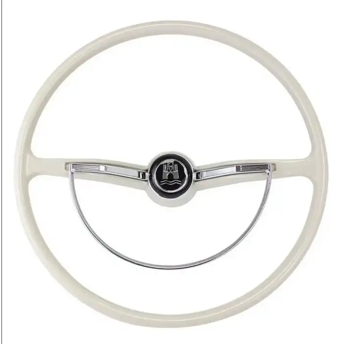 Kemik Direksiyon Klasik Model Koyu Beyaz Renk İthal Retro Nostaljik Direksiyon