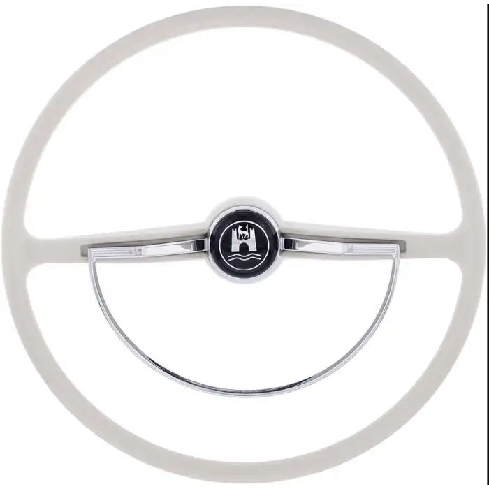 Kemik Direksiyon Klasik Model Koyu Beyaz Renk İthal Retro Nostaljik Direksiyon