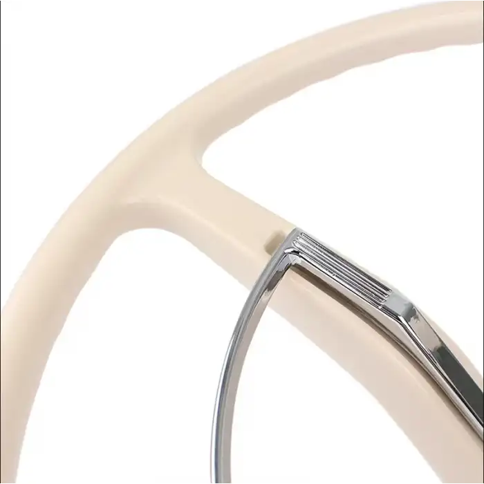 Kemik Direksiyon Klasik Model Bej Renk İthal Retro Nostaljik Direksiyon