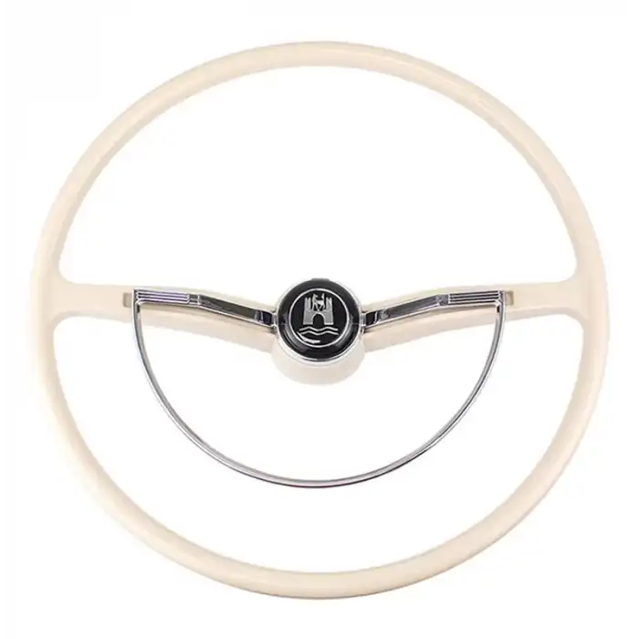 Kemik Direksiyon Klasik Model Bej Renk İthal Retro Nostaljik Direksiyon