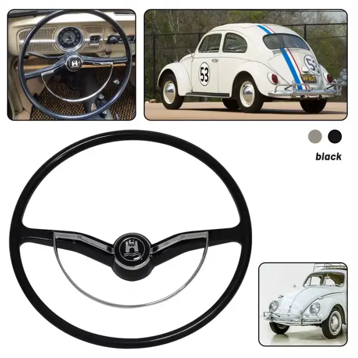 Kemik Direksiyon Klasik Model Siyah Renk İthal Retro Nostaljik Direksiyon