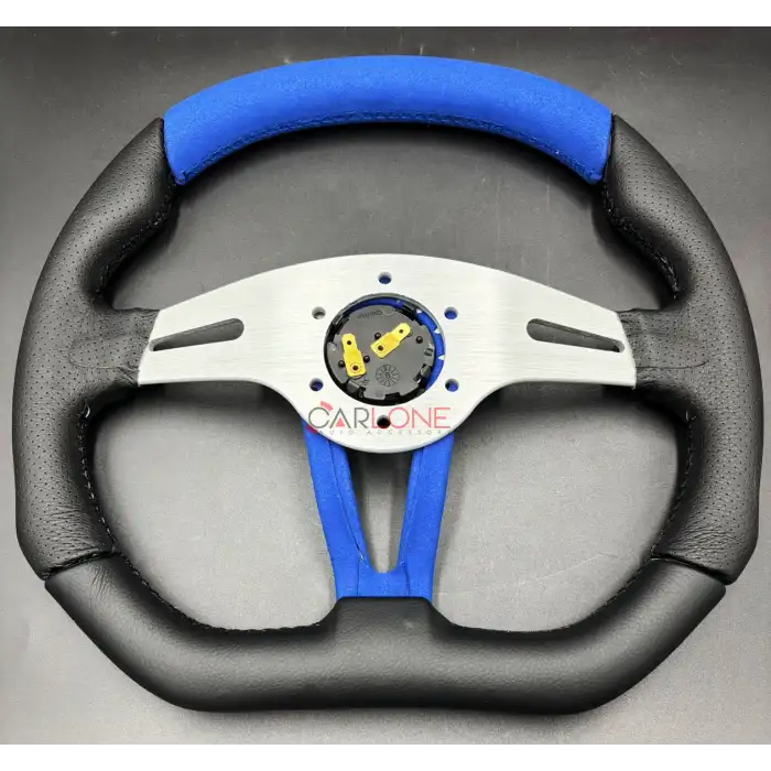 Momo Tip Spor Direksiyon Mavi Nubuk Süet Deri Detaylı 32cm Özel Seri