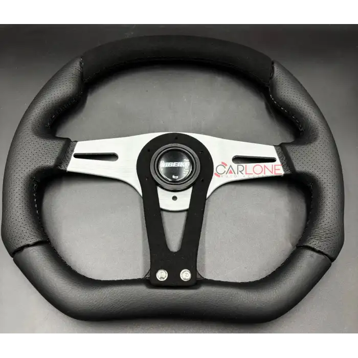 Momo Tip Spor Direksiyon Siyah Nubuk Süet Deri Detaylı 32cm Özel Seri