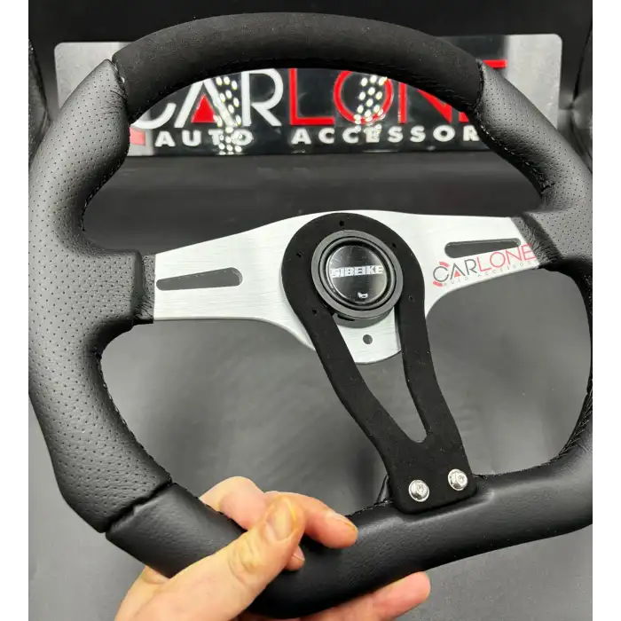 Momo Tip Spor Direksiyon Siyah Nubuk Süet Deri Detaylı 32cm Özel Seri