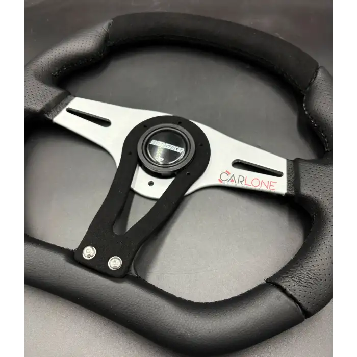 Momo Tip Spor Direksiyon Siyah Nubuk Süet Deri Detaylı 32cm Özel Seri