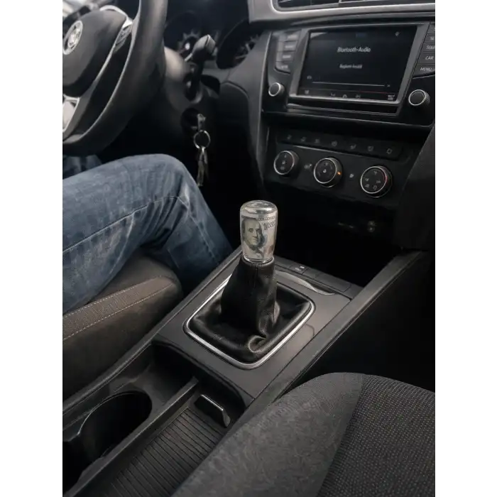 Dolar Vites Topuzu-Epoksi Şeffaf Vites Topuzu-100 Dolar