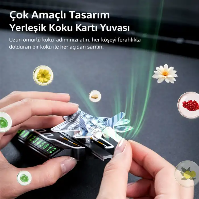 F16 Uçak Modeli Park Tel Telefon Numaratörü Kokulu Torpido Süsü Egzozdan Koku Yayan