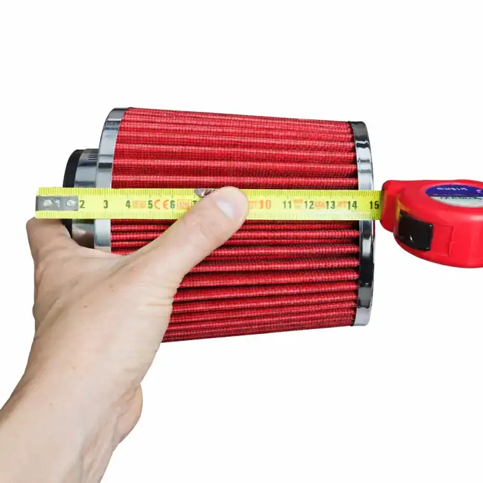 Simota 76mm Açık Hava Filtresi-Open Air Filter-Performans Hava Filtresi-Kırmızı