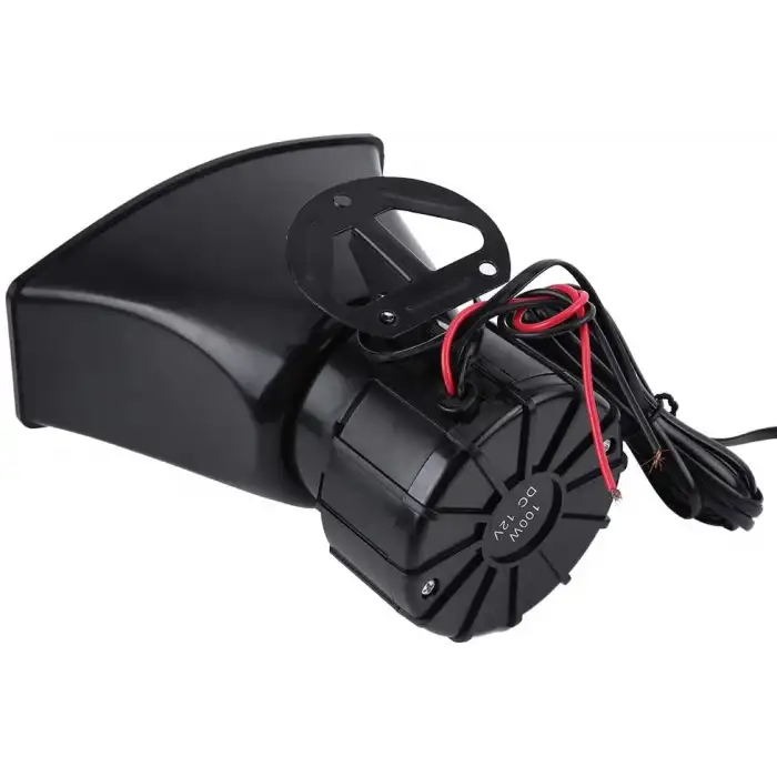 7 Sesli Mikrofonlu Konuşmalı Megafon Siren - Polis Sireni