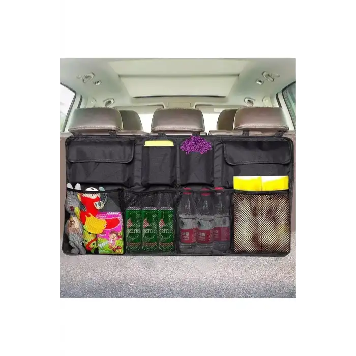 8 Cepli Araba Koltuk Arkası Eşya Düzenleyici Organizer Araç Bagaj Çantası Oto Içi Çanta Aksesuar