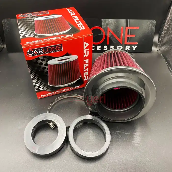 Opel Vectra B Açık Hava Filtresi Geniş Krom Başlı Kırmızı Renk-Süper Ses Yüksek Performans