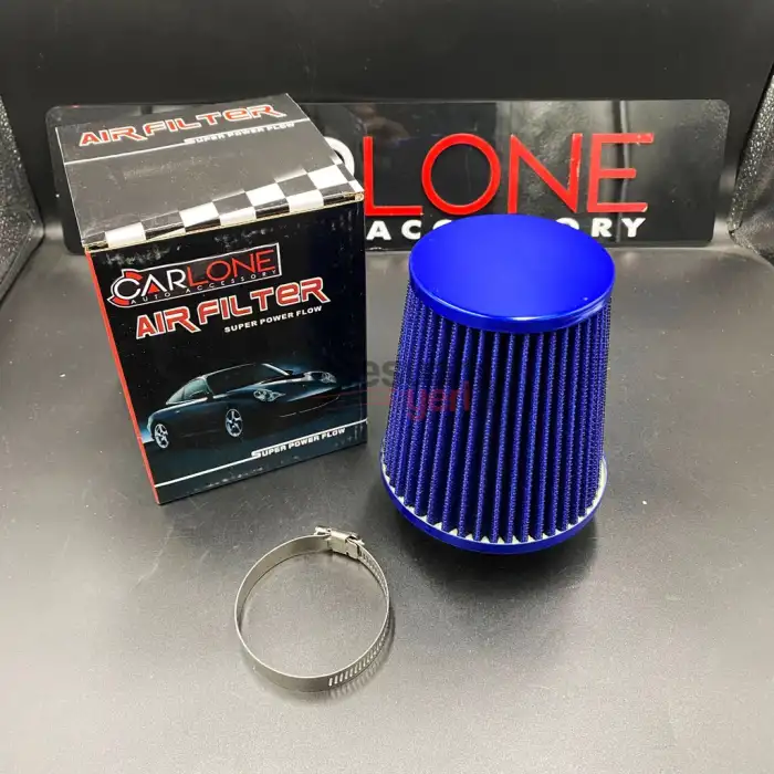Açık Hava Filtresi Performans Artırıcı 7.6cm Mavi Renk Dar Tip - Yüksek Performans
