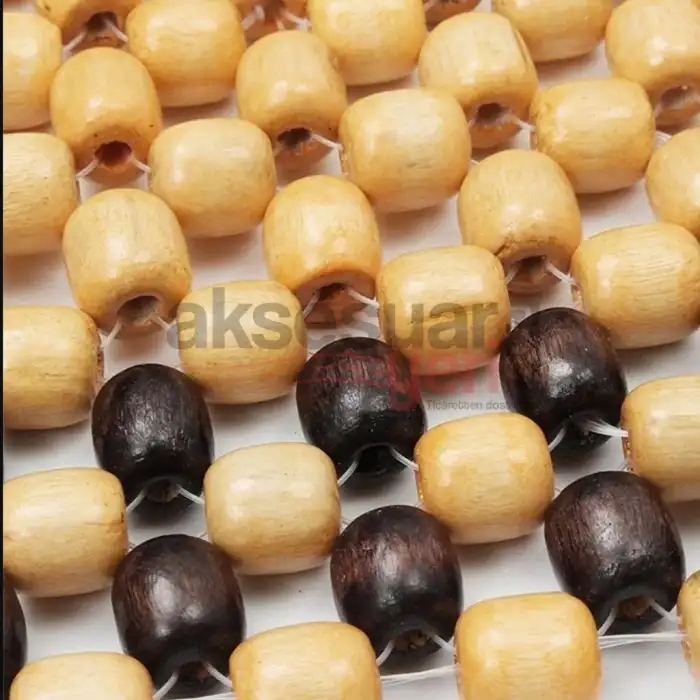 Ahşap Boncuklu Oto Koltuk Minderi Masajlı Terletmez