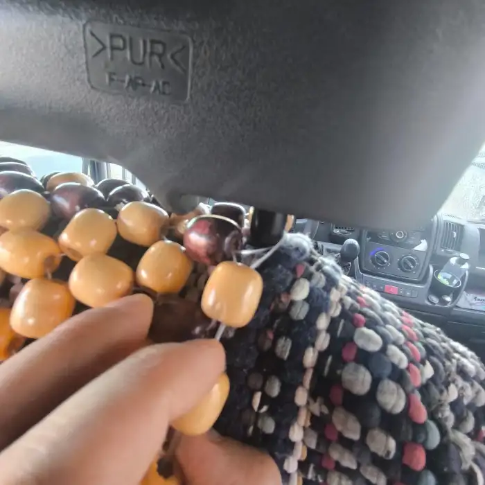 Ahşap Boncuklu Oto Koltuk Minderi Masajlı Terletmez Profesyonel Ürün A+