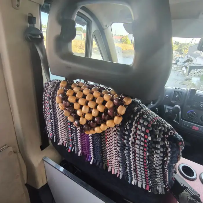 Ahşap Boncuklu Oto Koltuk Minderi Masajlı Terletmez Profesyonel Ürün A+