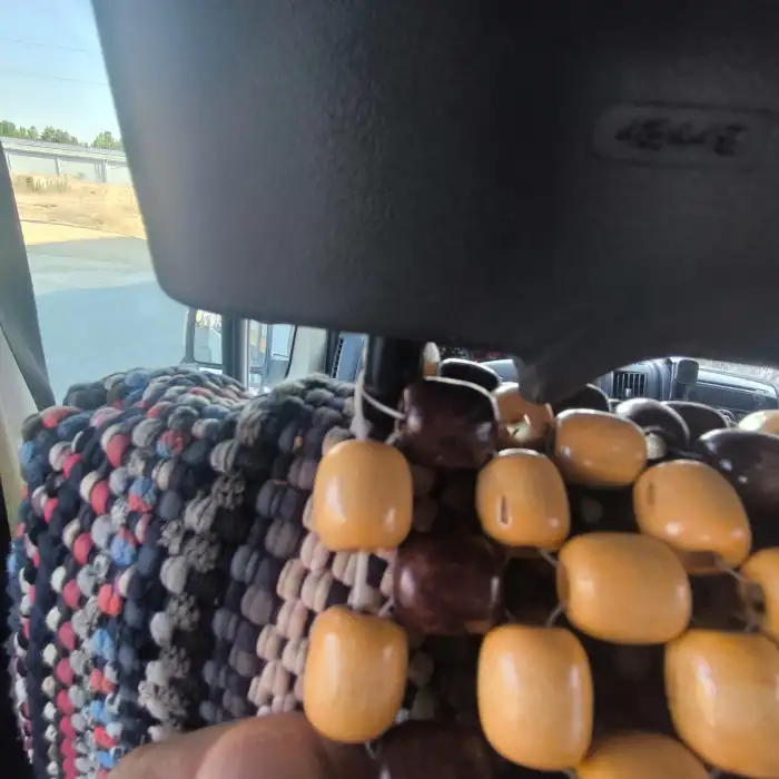 Ahşap Boncuklu Oto Koltuk Minderi Masajlı Terletmez Profesyonel Ürün A+