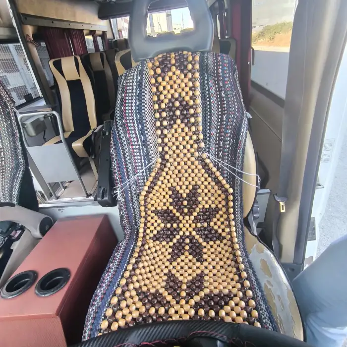 Ahşap Boncuklu Oto Koltuk Minderi Masajlı Terletmez Profesyonel Ürün A+