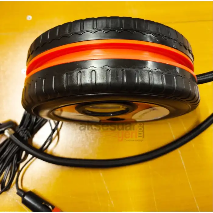 Araba Oto Araç Lastik Şişirme Pompası-Hava Kompresörü-12v-260psi-Hafif ve Şık Görünüm