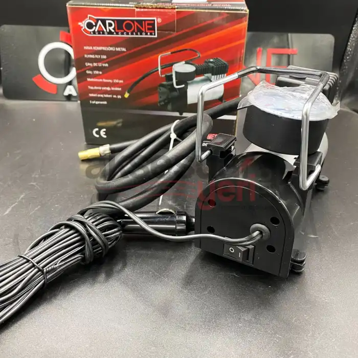 Araba Oto Araç Lastik Şişirme Pompası Hava Kompresörü