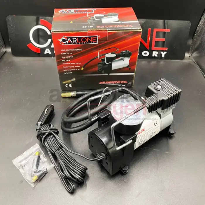 Araba Oto Araç Lastik Şişirme Pompası Hava Kompresörü