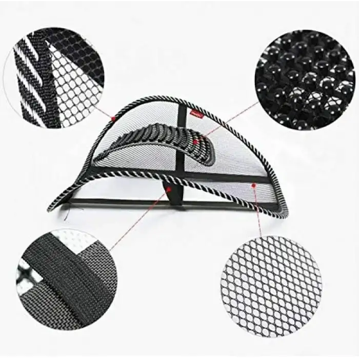 Araç Bel Desteği Minder File Rahatlatıcı Masaj Etkili Ev-Ofis-Araç