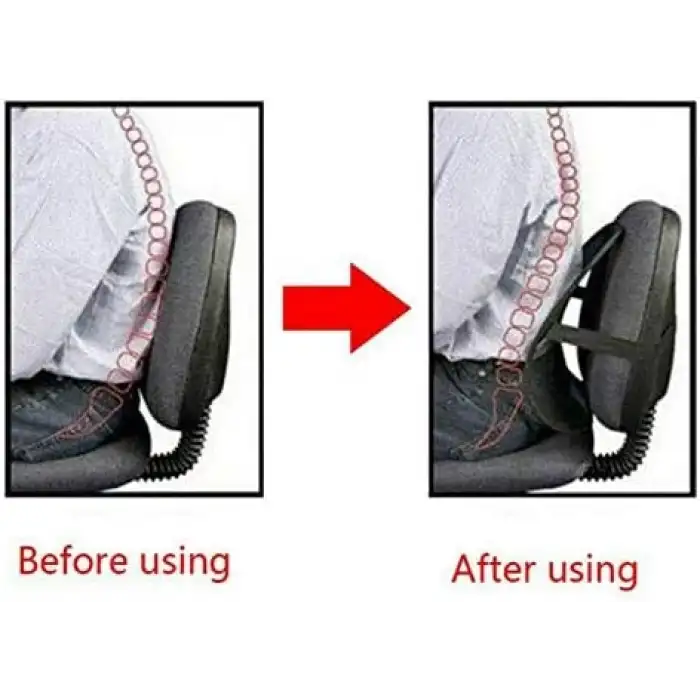 Araç Bel Desteği Minder File Rahatlatıcı Masaj Etkili Ev-Ofis-Araç