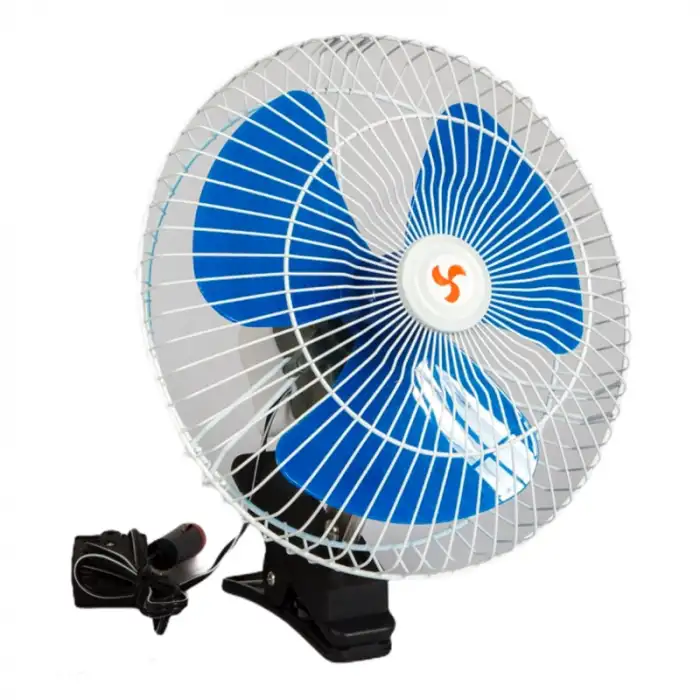 Araç İçi Vantilatör Fan 25Cm 10ınch 12Volt - Ultra Yüksek Devir - A+ Ürün