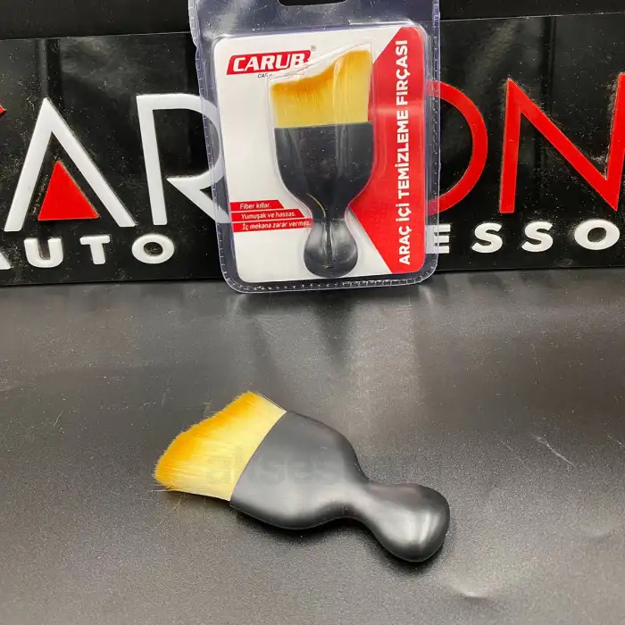 Araç İçi ve Dışı Detaylı Temizlik İçin Fiber Kıllı Fırça 10cm x 4cm