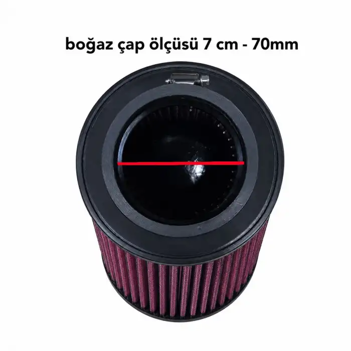 Ares 70mm Huni Tip Açık Hava Filtresi-Performans Açık Hava Filtresi