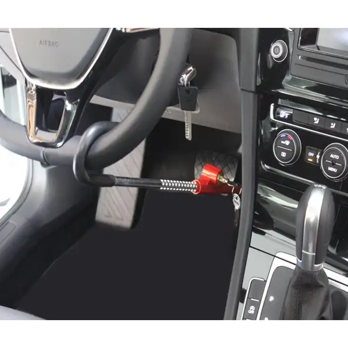 Baston Kilit Direksiyon Pedal Kilidi Anahtarlı A+ Ürün debriyaj Hırsız Kilidi