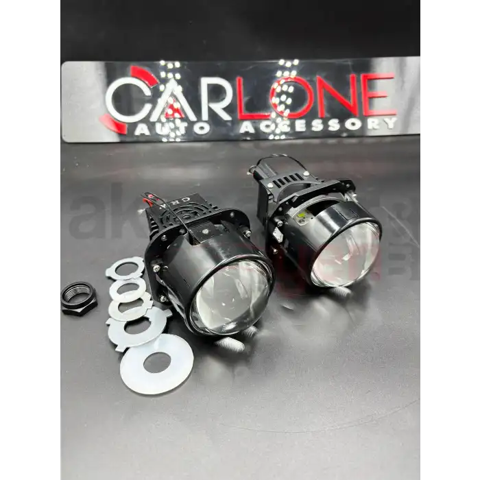 Bi-Led Mercek Far 2,5inch Projektör Ledli Far Göbeği-Üstün Aydınlatma