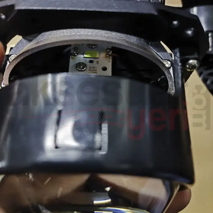 Bi-Led Mercek Far 2,5inch Projektör Ledli Far Göbeği-Üstün Aydınlatma