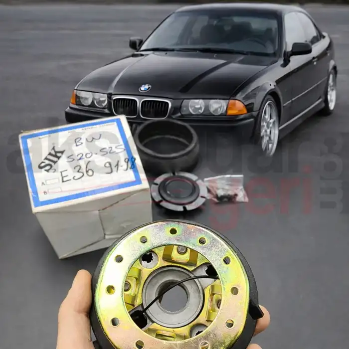 Bmw 5 Serisi E36 91-98 Uyumlu Sabit Spor Direksiyon Göbeği Momo Tip