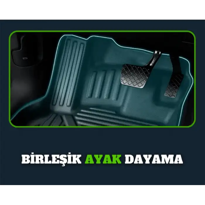 BMW 3 Serisi E36 1990-2000 4D Premium Havuzlu Paspas-Kaydırmaz Taban