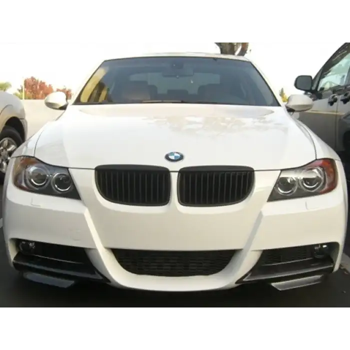 Bmw 3 Serisi E90 Kasa 2004-2008 Uyumlu Ön Tampon Flap Eki Piano Black Dayanıklı Malzeme