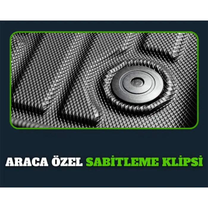 BMW 3 Serisi F30 2012-2019 2WD 4D Premium Havuzlu Paspas-Kaydırmaz Taban