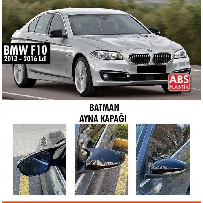 Bmw 5 Serisi F10 LCİ 2013-2017 Batman Ayna Kapağı Piano Black