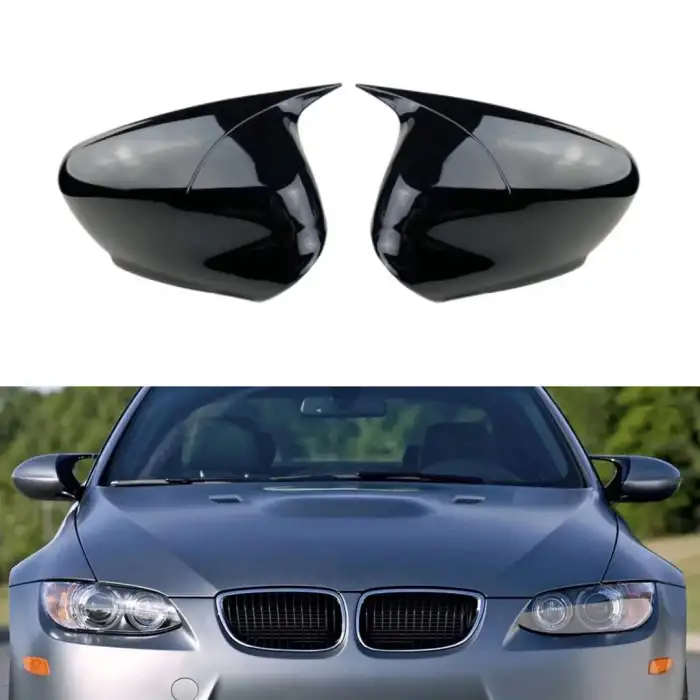 Bmw E90 LCI Batman Yarasa Ayna Kapağı Piano Black / 2008-2011