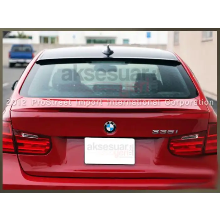BMW F30 Cam Üstü Spoiler - Piano Black-Parlak Siyah